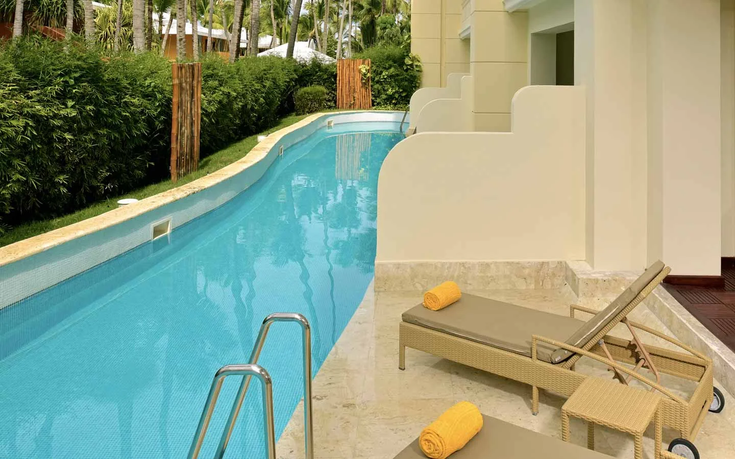 Stunning swim-up room in Punta Cana resort