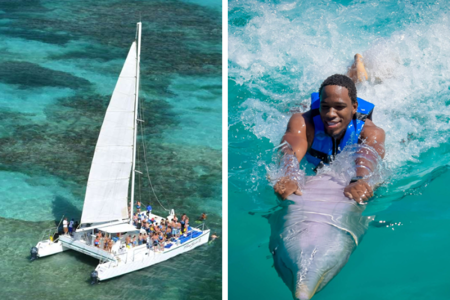 Catamaran & Dolphin Swim Adventure in Punta Cana, Dominican Republic